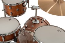 4-Piece Mahogany Drum Shell Pack with 18" Bass Drum, Satin Walnut Glaze