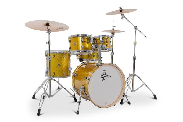 Catalina Maple CM2 5-piece drum shell pack, lemon sparkle