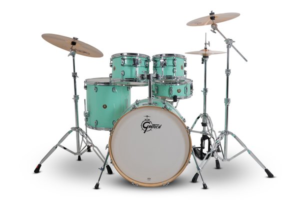 Catalina Maple CM2 5-piece drum shell pack, seafoam green