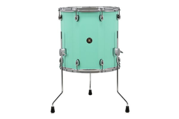 Catalina Maple 16x16 floor tom, seafoam green