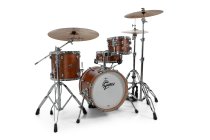 Gretsch Catalina Club CC2 Micro 4pc Shell Pack 16/10/13/13, Satin Walnut Glaze