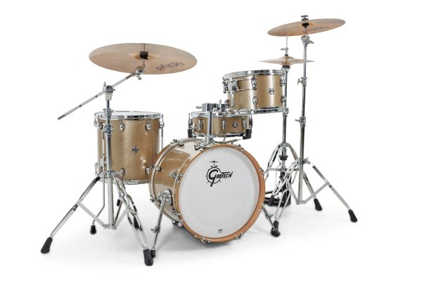 Gretsch Catalina Club CC2 4pc Shell Pack 18/12/14/5x14, Sahara Sparkle