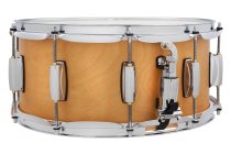 6.5x14 Birch Snare Drum, Satin Classic Natural Finish