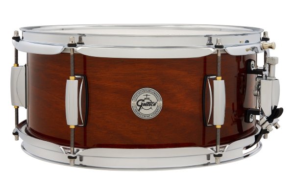 6x13 Mahogany/Maple Snare Drum, Gloss Finish