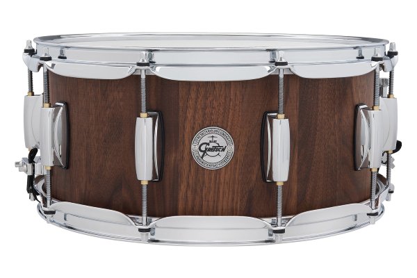 6.5x14 Maple Walnut Snare Drum, Satin Finish