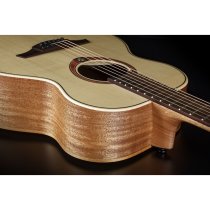 Tramontane T70TE-NAT Travel Electro-Acoustic Guitar, Natural Satin