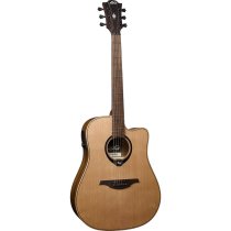 LAG HyVibe H2 HV10DCE Dreadnought Smart Guitar Cutaway Satin with Gigbag