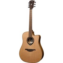 LAG HyVibe H2 HV10DCE Dreadnought Smart Guitar Cutaway Satin with Gigbag