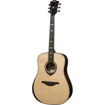 LAG HyVibe H2 HV50DE Dreadnought Smart Guitar Bevel Gloss with Gigbag