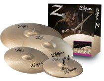 Z Custom Standard 4-piece Cymbal Pack with 14″ Hi-hats, 16″ and 18″ Crashes, and 20″ Ride