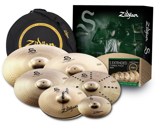 S Series Extended 6-piece Cymbal Pack