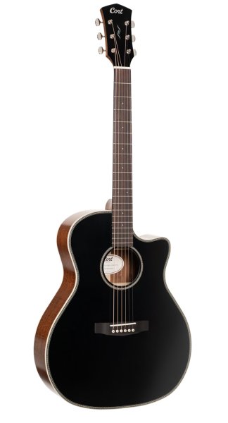 Cort Essence ESSENCE-GA4 Black Top Semi Gloss Acoustic Guitar