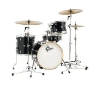 4-Piece Mahogany Drum Shell Pack with 18" Bass Drum, Piano Black