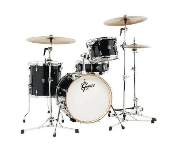 4-Piece Mahogany Drum Shell Pack with 18" Bass Drum, Piano Black