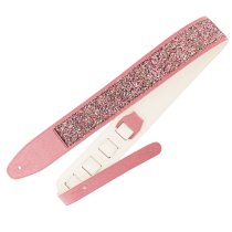 Leather Pink Sparkle Padded Strap