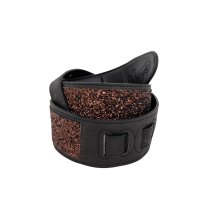 Leather Black Sparkle Padded Strap
