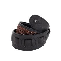 Leather Black Sparkle Padded Strap