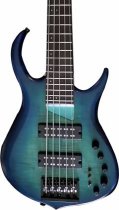 Marcus Miller M Alder Series Fretless Bass, Transparent Blue
