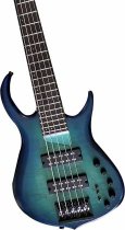 Marcus Miller M Alder Series Fretless Bass, Transparent Blue