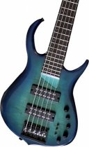 Marcus Miller M Alder Series Fretless Bass, Transparent Blue