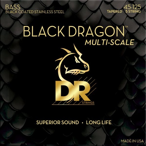 Black Dragon Bass String, Medium 5-String 45-125