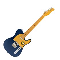 New Gen T-Style Electric Guitar with LC Super-T Single-Coil Pickups, Dark Navy