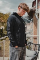 Lightweight Zip Hoodie Black, XL