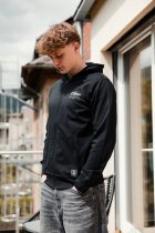 Lightweight Zip Hoodie Black, 3XL