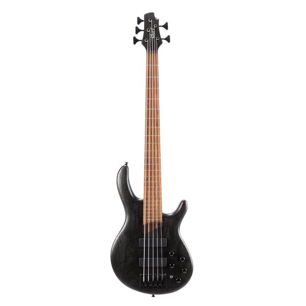 Cort Artisan B5 Element Bass Guitar, Open Pore Trans Black