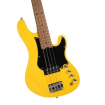GB Series Short Scale 4 String Bass - Yellow Crush