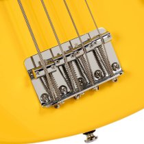 GB Series Short Scale 4 String Bass - Yellow Crush
