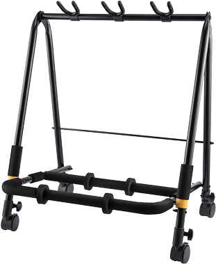 Hercules GS523B PLUS 3-PC Guitar Display Rack with Casters