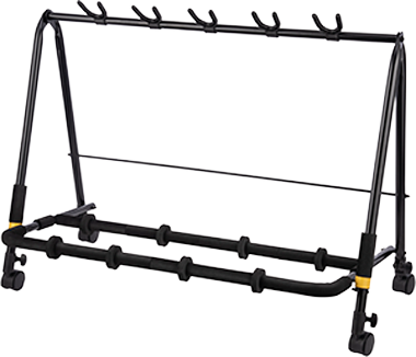 Hercules GS525B PLUS 5-PC Guitar Display Rack with Casters