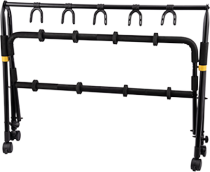 Hercules GS525B PLUS 5-PC Guitar Display Rack with Casters