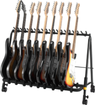 Hercules GS525B PLUS 5-PC Guitar Display Rack with Casters