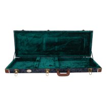 Electric Guitar Hardshell Case, Black Paisley Pattern