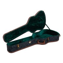 Acoustic Archtop Guitar Hardshell Case, Black Paisley Pattern