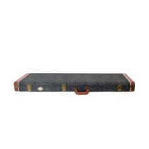 Bass Guitar Hardshell Case, Black Paisley Pattern