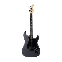 Double-Cutaway Electric Guitar with Dual Humbuckers, Matt Grey