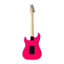 Double-Cutaway Electric Guitar with Dual Humbuckers, Hot Pink