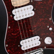 G Series Electric H-H Double Cutaway - Open Pore Black