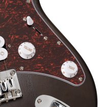 G Series Electric H-H Double Cutaway - Open Pore Walnut