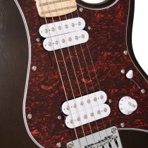 G Series Electric H-H Double Cutaway - Open Pore Walnut