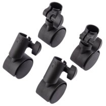 Replacement Caster Set for GS523B and GS52 Guitar Stands, 4-Pack