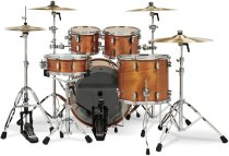 PDP Concept Maple Exotic 5-Piece Drum Shell Pack with Snare Drum, Honey Mahogany