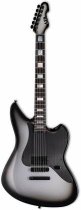 LTD JD1 Electric Guitar with Case, Silver Sunburst