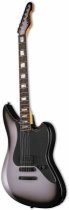 LTD JD1 Electric Guitar with Case, Silver Sunburst