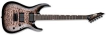 LTD MH-400HT QM Electric Guitar, See thru Black Sunburst