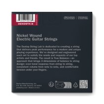 Nickel Wound Electric Guitar Strings, 8 String, Hybrid Extra Light (09-74)