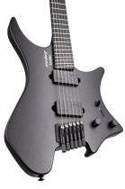 Boden Standard N2.8 6-String Electric Guitar, Black Satin Metallic
